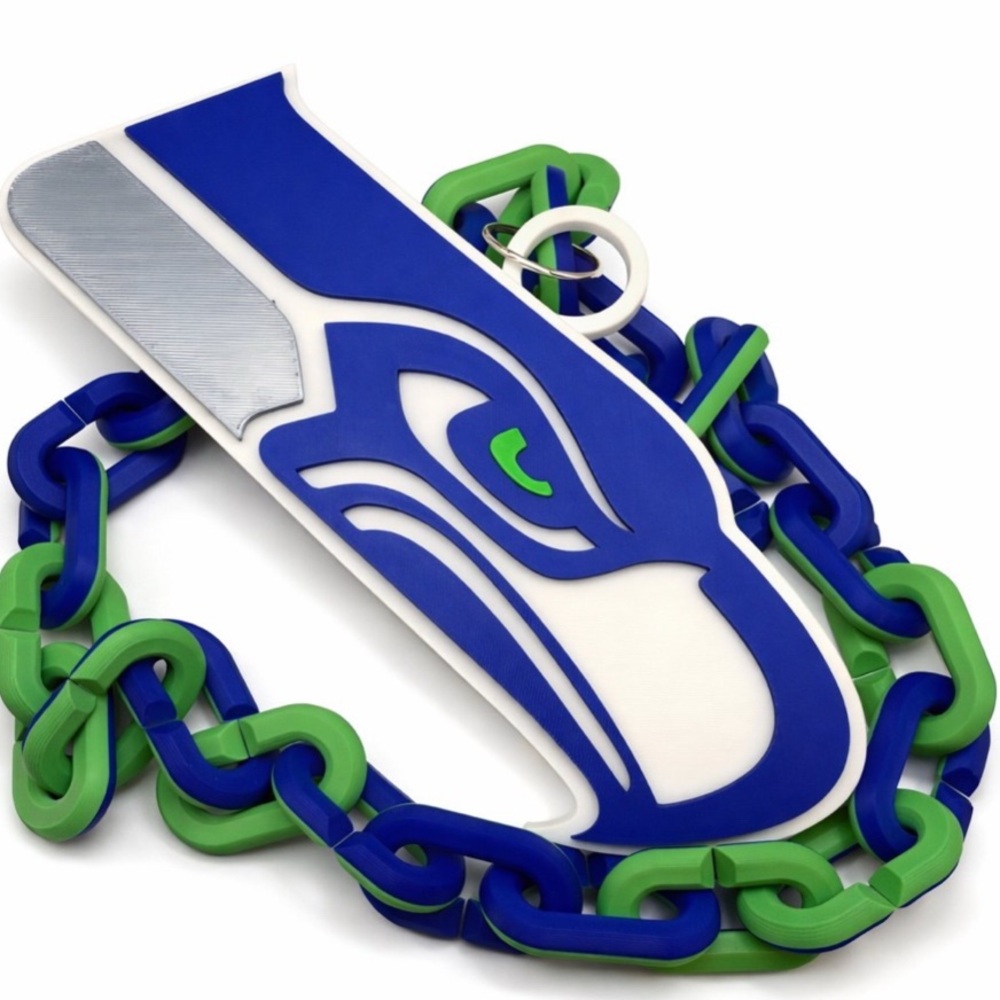 NFL Seattle Seahawks Fan Chain Necklace